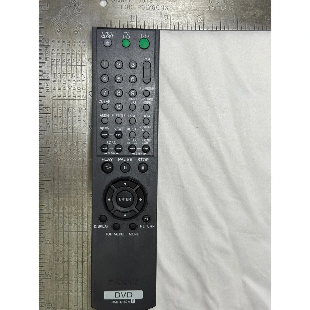 Sony‎ Remote Control Black RMT-D152A DVD Player TV Replacement OEM